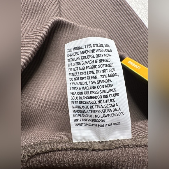 All in Motion Women's Size Small High Rise Seamless Leggings Brown - Picture 7 of 9